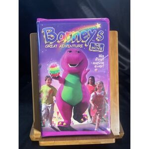 Barneys Great Adventure The‎ Movie VHS Barney Dinosaur 1998 Clamshell